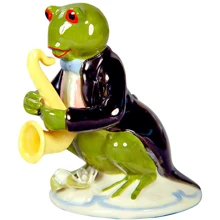 Фигурка декоративная Lefard Лягушка с саксофоном 10х7х11 см (461-215): Производитель Lefard