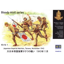 Набор фигурок Master Box Японский cпециальный морской десант, Тарава 1943г. (MB3542): Производитель Master Box