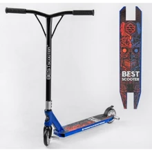 Самокат трюковый Best Scooter Героический робот синий (50352): Количество колес 2