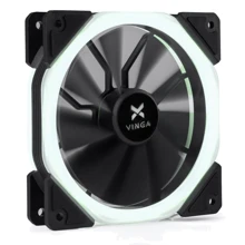 Кулер Vinga LED fan-02 white: Уровень шума, dB 22