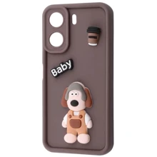 Чохол для телефона Mobile Case Pretty Things Brown/Baby for Xiaomi Redmi 13C 4G / Poco C65: Сумісність Xiaomi Redmi 13C 4G / Poco C65