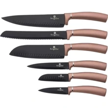 Набор кухонных ножей Berlinger Haus Metallic Line Rose Gold Edition 6 пр. (2558-BH): Наименование Набор ножей 6 пр.