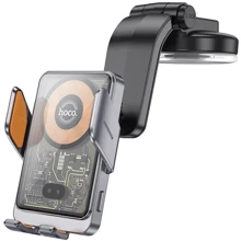 Держатель Hoco Car Holder Wireless Charger HW8 15W Metal Gray: Производитель HOCO