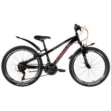 Велосипед 24" Formula FOREST AM Vbr 2022 (черно-оранжевый): Диаметр колес, дюймов 24