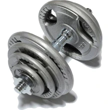Гантель FitLogic DB6010ChromeHand-20.5: Вес гантели, кг 20.5 кг