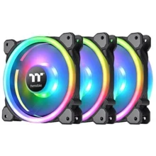 Кулер Thermaltake Riing Trio 14 RGB Радіатор Fan TT Premium Edition 3-Fan Pack (CL-F077-PL14SW-A): Рівень шуму, dB 25.8