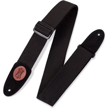 Гітарний ремінь LEVY'S MSSC8-BLK Classics Series Cotton Guitar Strap (Black): Виробник LEVY'S