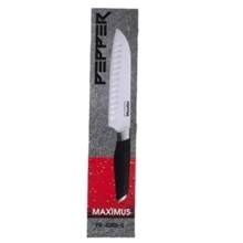 Ніж санток Pepper MAXIMUS 17.5см (PR-4005-6): Лезо Нержавеющая сталь