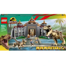 Конструктор LEGO Jurassic World Центр посетителей: Атака тиранозавра и раптора (76961): Серия Jurassic World