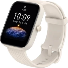 Смарт-часы Amazfit Bip 3 Pro Cream: Дисплей 1.69" TFT (240х280) / 218 ppi