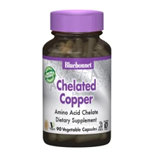 Bluebonnet Nutrition Сhelated Copper 90 caps: Тип Медь