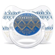 Пустышка силиконовая Suavinex Couture, 18+ мес., темно-синий (304233): Возраст старше 18 месяцев