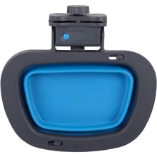 Миска Dexas складана Collapsible Kennel Bowl з кріпленням на клітину велика 600 мл Блакитний (PW2754322194): Тип Миски