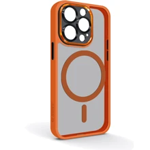 Чехол для iPhone ArmorStandart Unit Case Magsafe SE Orange Black for iPhone 15 Pro (ARM75371): Цвет оранжевый