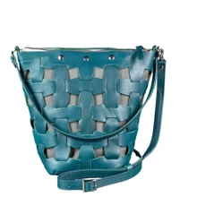 Женская сумка через плечо BlankNote зеленая (BN-BAG-32-malachite): Пол Женский