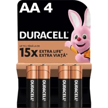 Лужні батарейки Duracell AA MN1500 LR06 4 шт (5000394052536 / 81551270): undefined undefined