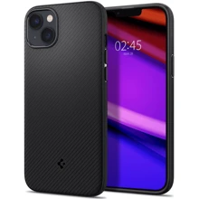 Чехол для iPhone Spigen Mag Armor MagFit Matte Black (ACS05065) for iPhone 14: Цвет черный