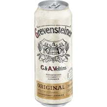 Пиво светлое/нефильтрованное Grevensteiner Original 0.5 л (AS8000020207000): Объем, л 0.5