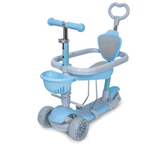 Самокат Scooter Smart 5in1. Blue (многофункциональный, с бортиком) 1937755802: Количество колес 3