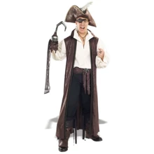 Плащ мужской Rubies Long Pirate Coat Burgundy, O/S: Для кого Для мужчин