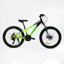 Спортивний велосипед Corso Skyline салатовый (SL- 24125): Диаметр колес, дюймов 24