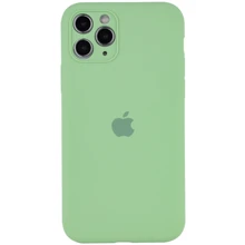 Чехол для iPhone Mobile Case Silicone Case Full Camera Protective Mint for iPhone 14 Pro: Цвет зеленый