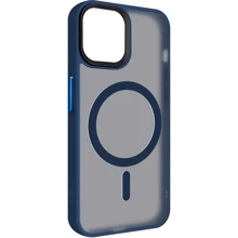 Чехол для iPhone ArmorStandart Uniq Case Magsafe Dark Blue for iPhone 15 Plus (ARM75301): Цвет синий
