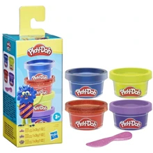 Набор пластилина Play-Doh Hasbro 2 тема 4 баночки (F7569 PD HASBRO IRRESISTIBLE MINI THEME 2): Производитель Hasbro