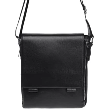 Чоловіча сумка планшет Borsa Leather чорна (K18877-black): Стать Чоловік
