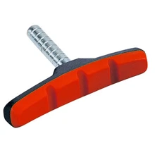 Колодки тормозные ободные ALHONGA HJ 600.12T2G2-RD безрезьбовые черно-красные: Тип Ободные