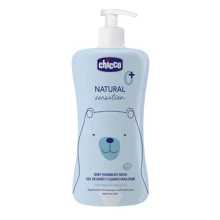 Гель-шампунь для тела и волос Chicco Natural Sensation Без Слез 500 мл (8058664163731): Тип Шампунь, Гель