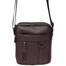 Мужская сумка через плечо Borsa Leather коричневая (K11169a-brown): Пол Мужской