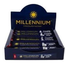 Шоколад Millennium молочний 24х10 г (4820240035763_24): Вага, г 240