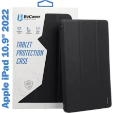 Аксессуар для iPad BeCover Removable Case with Pencil mount Black for iPad 10.9 (2022 / 2024) / iPad 11 2025 (708761): Цвет черный