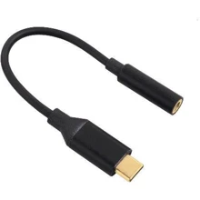 Адаптер HAMA Adapter USB-C to jack 3.5mm Black (00122338): Цвет черный