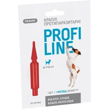 Капли на холку ProVET Profiline для собак до 4 кг 1 пипетка 05 мл (4823082431090): Тип Капли
