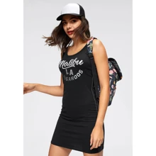 Платье KangaROOS 15057003 52 черное спортивное до середины бедра: Состав Эластан, Хлопок
