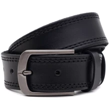 Чоловічий ремінь Borsa Leather чорний (115v1fx90-black): Стать Мужской