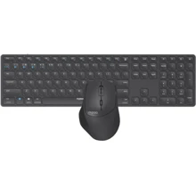 Комплект бездротовий RAPOO 9800M Dark Grey: Призначення компактная