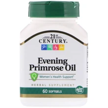 21st Century Evening Primrose Oil 60 Softgels (CEN-21828): Тип Масло вечірньої примули
