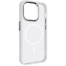 Чохол для iPhone ArmorStandart Unit MagSafe Matte Clear Silver для iPhone 14 Pro (ARM70437): Колір прозрачный