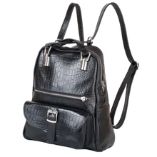 Женский рюкзак Laskara черный (LK-DM229-croco-black): Пол Женский