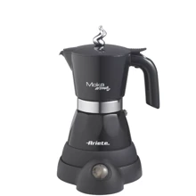 Кавоварка Ariete Moka Aroma (1358) Black: Тип гейзерна кавоварка