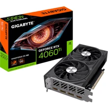 Відеокарта Gigabyte GeForce RTX 4060 Ti WINDFORCE OC 16G (GV-N406TWF2OC-16GD): Обсяг пам'яті, Гб 16