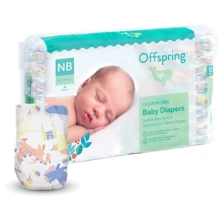 Подгузники Offspring FairyTale NB размер до 4 кг 56 шт. (DP-OI-FAT-NB56P-FRT): Тип Подгузники