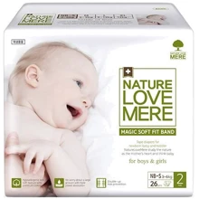 Підгузки дитячі Nature Love Mere MAGIC SOFT FIT BAND, розмір NB / S: Тип Підгузки