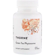 Thorne Research Green Tea Phytosome 60 Caps Зеленый чай: Тип Зеленый чай