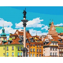 Картина за номерами Brushme Замкова площа. Варшава 40х50 см (BS53433): Виробник Brushme