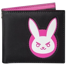 Портмоне Jinx Overwatch D. Va Bi Fold Graphic Wallet Black чорне (JINX-7939): Стать Унисекс