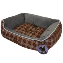 Лежак AnimAll Nena Soft L Burgundy АТ 4444 клетка 65x51x18 (9058-1709С): Тип Лежак